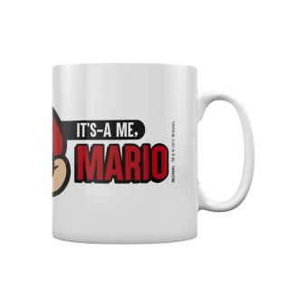 Super Mario Tasse en boîte Its A Me Mario blanc