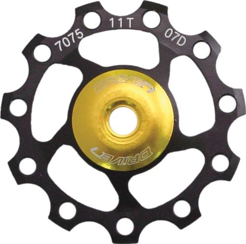 SunRace Driven CNC 11T Jockey Wheel Sealed Bearing Noir