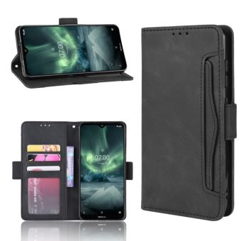 Coque Portefeuille Protectrice NOIR Pour Nokia X20 - Étui Livre Avec Pochette Pour Cartes