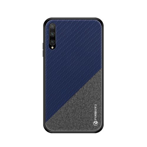 Coque en TPU + PU hybride bleu pour votre Huawei Honor 9X/9X Pro