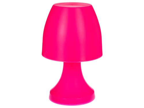 Lampe champignon à poser 19,5 cm - Rose