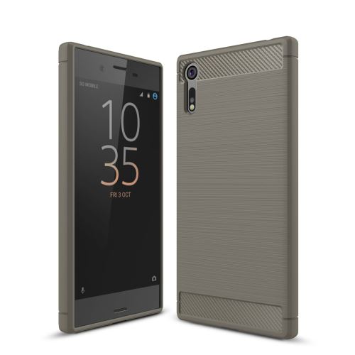 Housse étui TPU Anti-chute pour Sony Xperia XA1 Ultra - Gris -4027
