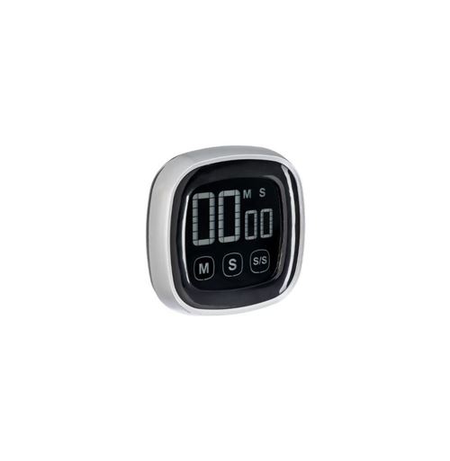 Minuteur de Cuisine Digital Aimanté 7cm Argent