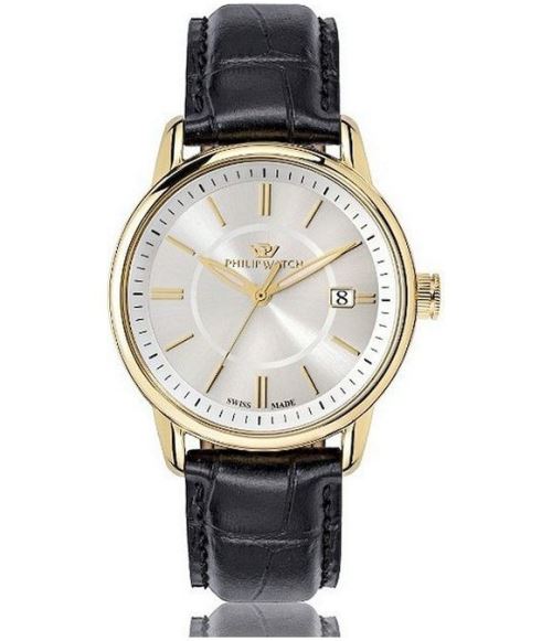 Philip Watch Montre Homme R8251178009 Argent, Blanc