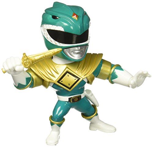 Jada Toys Figurine classique Power Rangers 4 en métal - Figurine verte Ranger (M405)