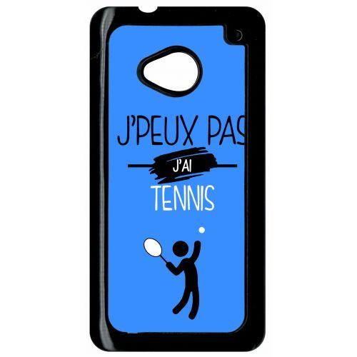 Coque htc m7 j peux pas j ai tennis 12