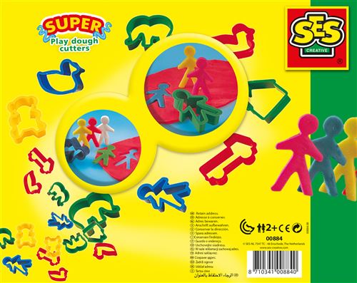 Ensemble de 12 coupes d'argile super pour enfants Creative SES Creative