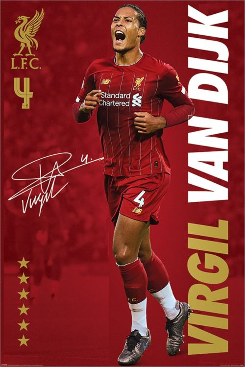 Liverpool FC Maxi Poster 61 x 91,5 cm Virgil Van Dijk
