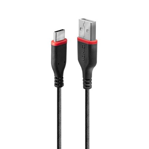 LINDY Câble de charge haute résistance USB Type A vers C, 3A, 0.5m