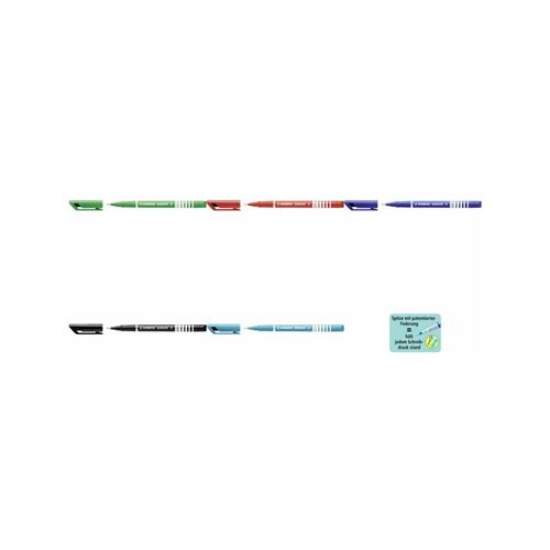 Stylo feutre Sensor Stabilo - pointe moyenne 0,7 mm - rouge