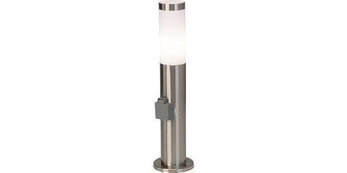 Lampadaire extérieur Brilliant Chorus 20 W acier inoxydable 46 cm