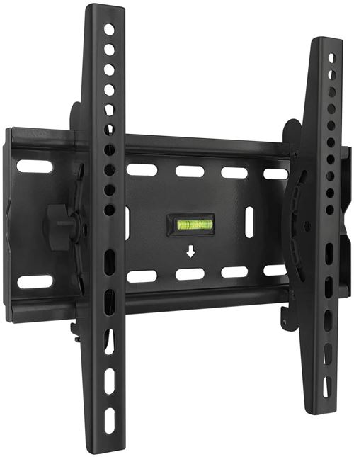 TooQ LP4537T-B, Support à Fixation Murale Inclinable pour Moniteur/TV/LED de 32 à 55, Noir (Import Espagne)