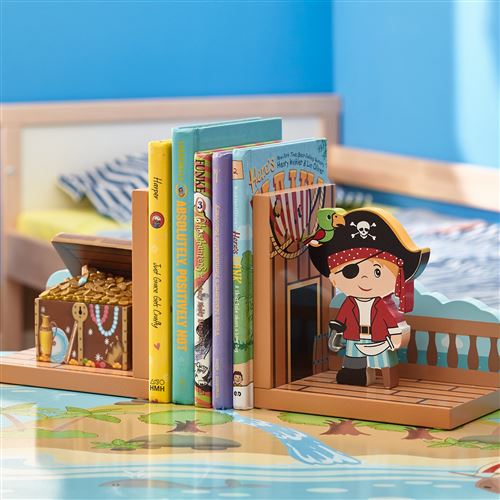 Fantasy Fields TD-11605A Pirate Island Support de livre pour enfants Bois Multicolore 16,51 x 11,43 x 16,51 cm