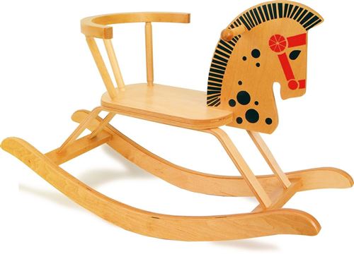 Cheval à bascule en bois - 9402