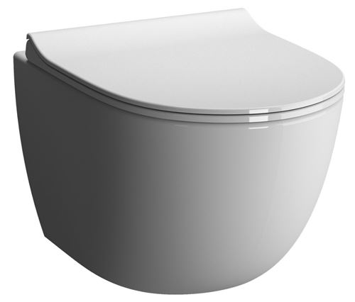 Cuvette de WC suspendue SENTO sans bride - Couleur : BLANC