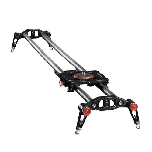 Walimex Pro Carbon Video Slider Pro (déplacement stable de la caméra, housse de transport et niveau à bulle inclus), noir