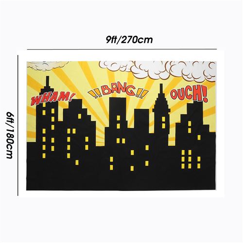 Superhero Studio toile de fond photographie accessoires photo fond tissu 2,7 * 1,8 m