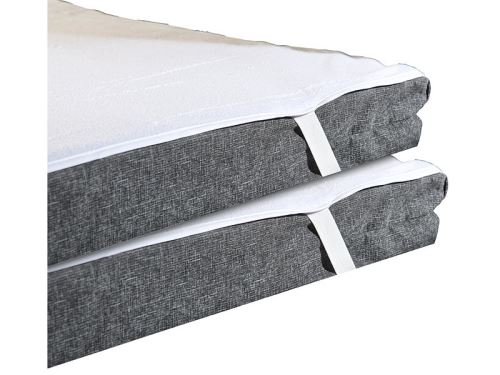 2 protège-matelas imperméables lavables - 90 x 200 cm