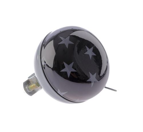 Niet Verkeerd sonnette Stars ding-dong acier 60 mm noir/gris