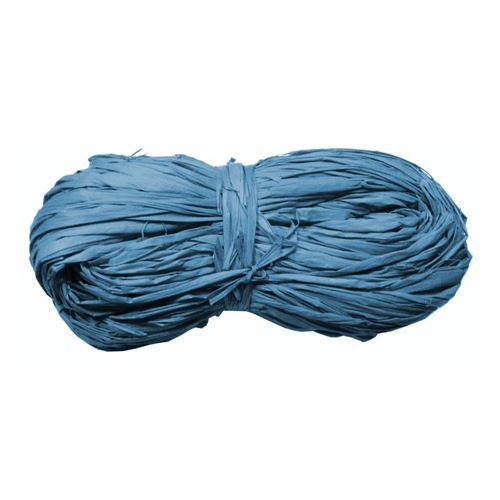 Aubry Gaspard - Pelote de raphia 50 grammes bleu