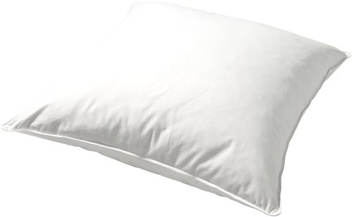 Manteuffel Gold Coussin Double Rembourrage, Blanc, 80 x 80 cm