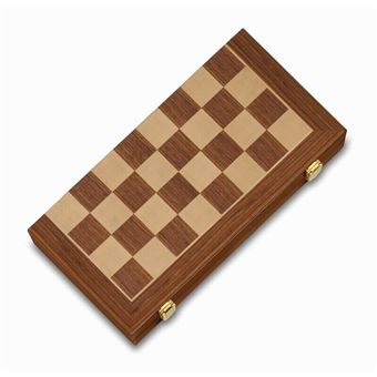 Jeu d'échecs pliant - Coffret Luxe en bois - 1