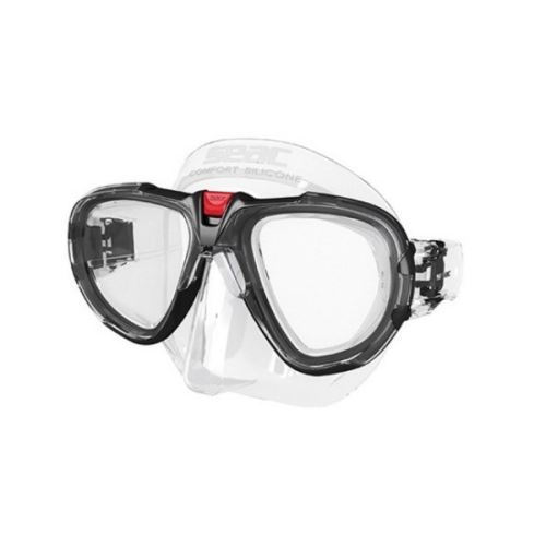 Masque Fox Silicone Transparent - Couleur - Clear/Noir