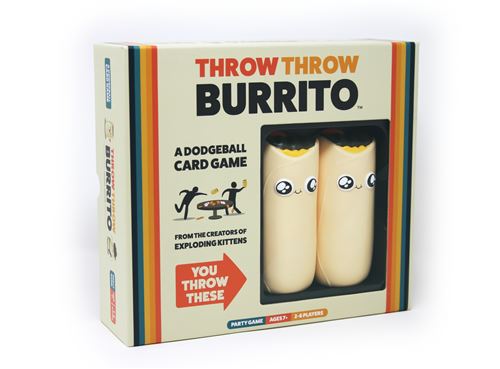 Asmodee Jeu de cartes de balle au prisonnier Throw Burrito (ENG)