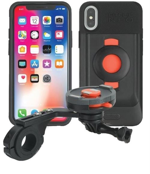Tigra Sport porte-vélos avec housse FitClic NeoiPhone X/XS avant