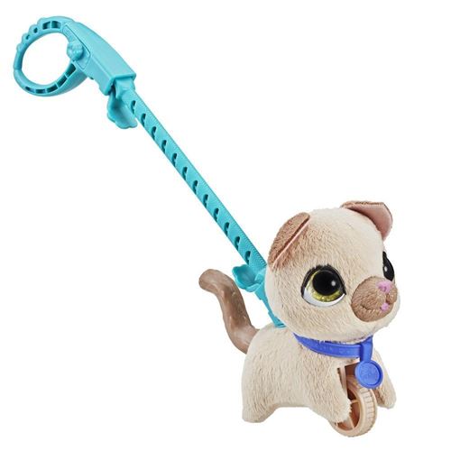 FurReal Friends chat avec ceinture Walkalots Lil Wags12 cm beige