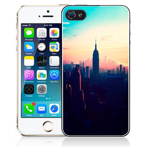 Coque pour iPhone 5C new york sunrise