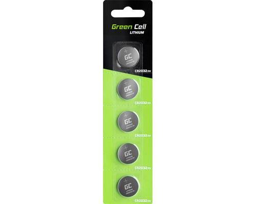 Green Cell CR2032 Pile bouton CR 2032 lithium 220 mAh 3 V 5 pc(s)