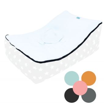 8 Sur Housse D Assise Avec Harnais Pour Pouf Monsieur Bebe Blanc Transats Pour Bebe Achat Prix Fnac