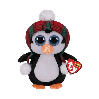 Peluche Ty Beanie Boo's Small Pingouin de Noël