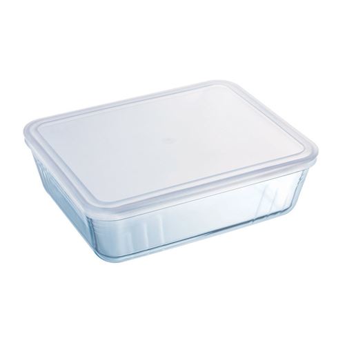 Plat À Four Verre Rectangulaire 19x14 Cm Revêtement Anti adhésif Cook & Freeze Pyrex Le Plat + Le Couvercle - vue 6