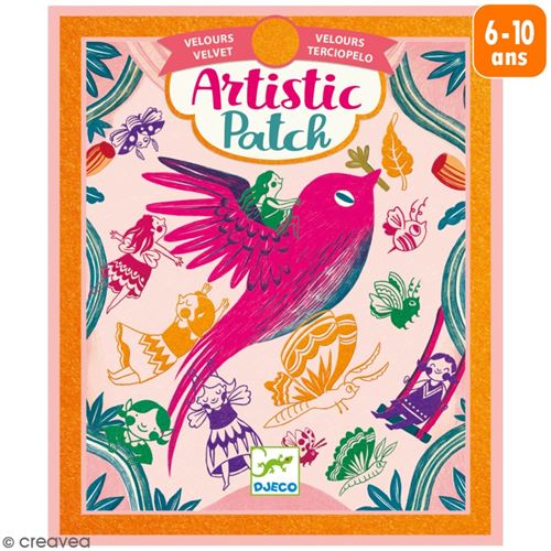 Kit Artistic Patch Djeco - Velours - Récréation