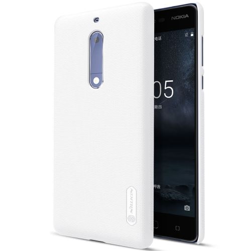Nokia 5 Coque Protection Plastique Texture concave-convexe Blanc ALS54403