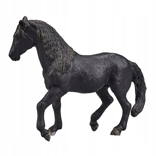 Figurine d'armasar andalou noir, Animal Planet, 14 cm x 4,5 cm x 10,5 cm