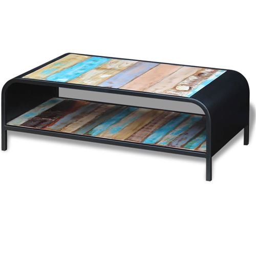 Vidaxl Table Basse Bois Récupération - Image 3