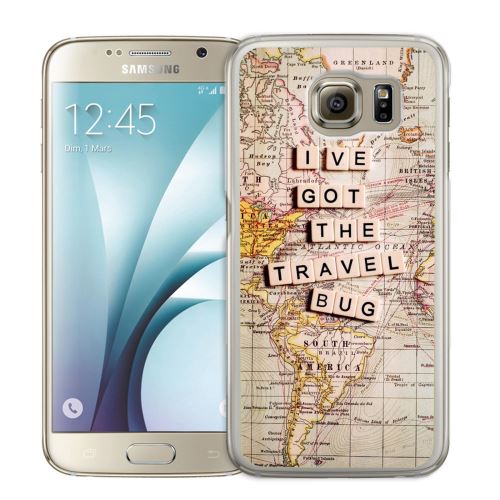 Coque pour Samsung Galaxy S7 travel bug
