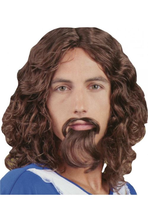 Perruque mousquetaire avec barbe