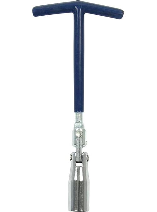 ProPlus Clé à bougie poignée en T 23 cm en acier de 16 mm bleu