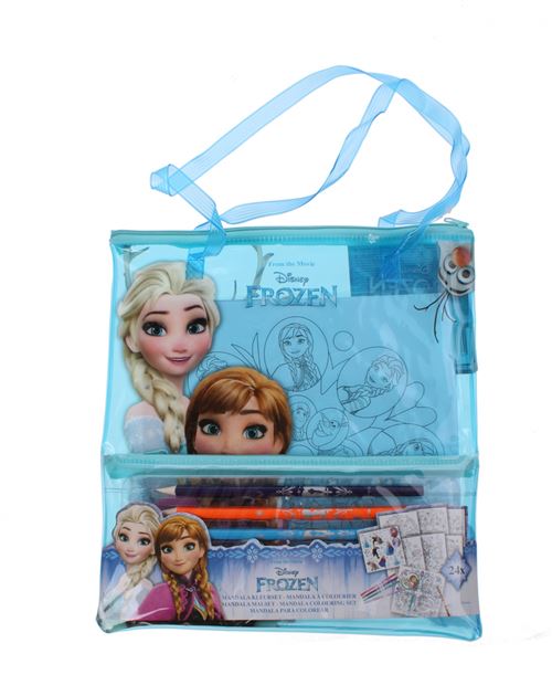 Slammer mandala couleurs Frozen 24 pièces bleu