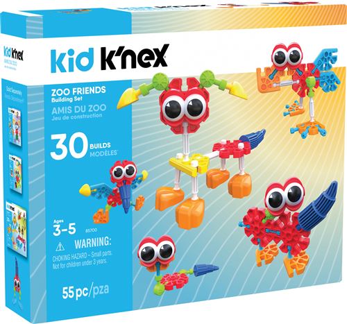 K'NEX kit Kid K'NexZoo Friends junior 55 pièces