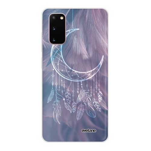 Coque pour Samsung Galaxy S20 360 intégrale transparente Lune Attrape Rêve Ecriture Tendance Design [Evetane®]