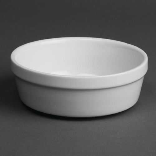Plats à gratin ronds blancs olympia 119mm