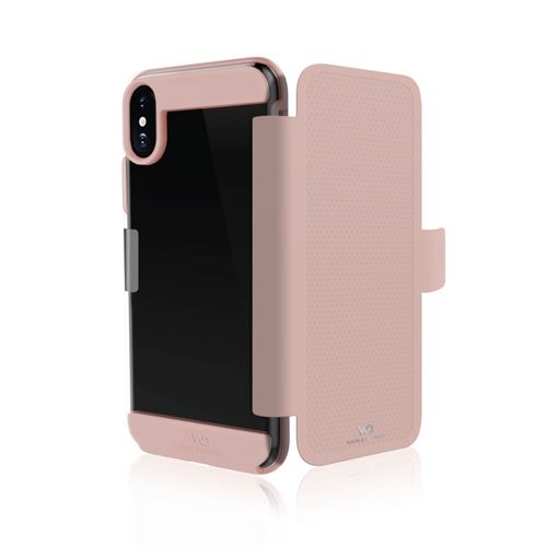 White Diamonds Portfolio Innocence Business pour Apple IPhone X Or Rose