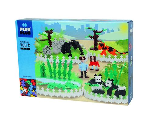 Plus-Plus - Basic Zoo Boîte de 760 Pièces Jeux de Construction, PP3763