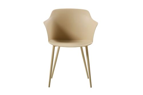 Set De 2 Chaises Corona Contemporain Kaki - Pour le Bureau, Cuisine, Séjour