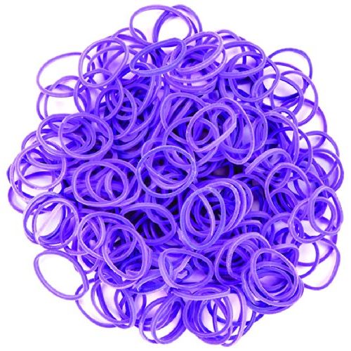 Darice Ensemble de 312 pièces de bracelets extensibles et de clips en S, violet